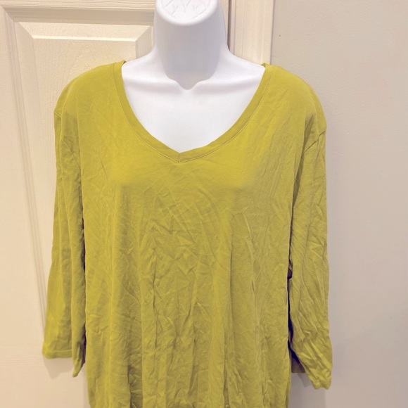 Bright Green St. John’s Bay 3xl blouse - Picture 1 of 1